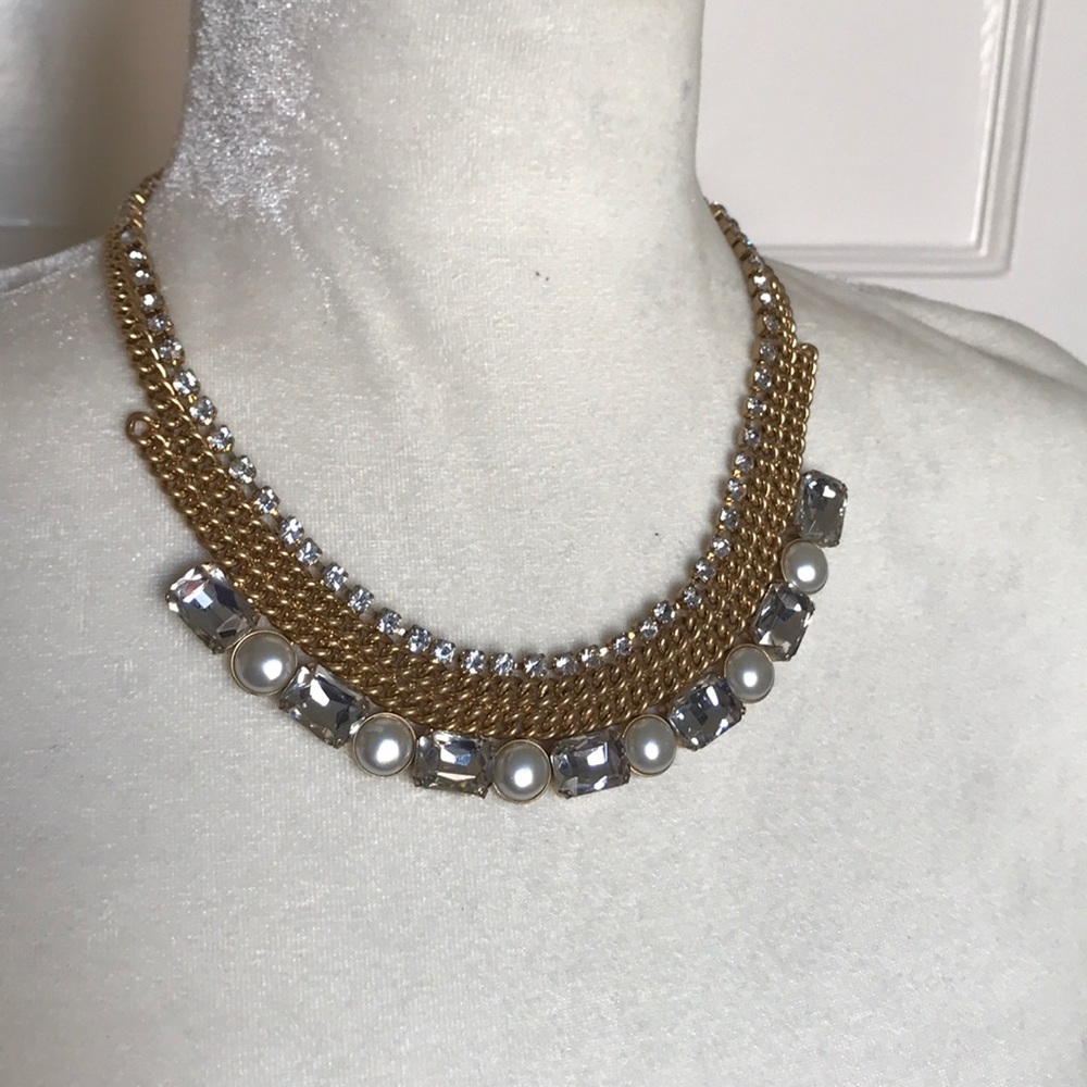 Juice couture faux gold collar necklace
